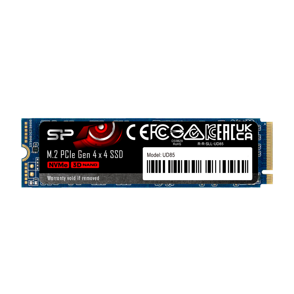 Solid State Drive (SSD) Silicon Power UD85, M.2-2280, PCIe Gen 4x4, NVMe, 250GB