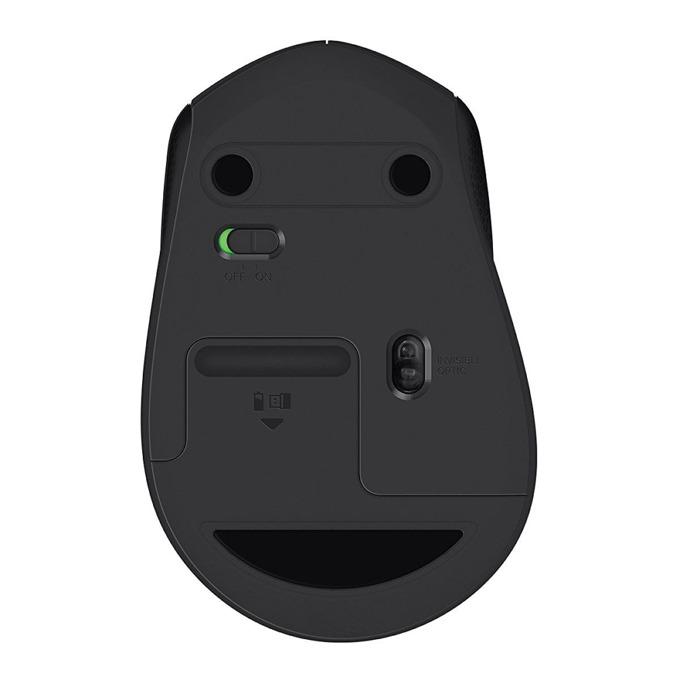 Безжична оптична мишка LOGITECH M330, Silent Plus, USB, Черна-4
