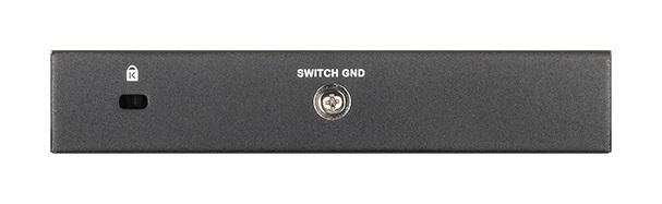 Суич D-Link DGS-1100-05PDV2, 5 портов 10/100/1000 Gigabit Smart Switch,PoE, управляем-2