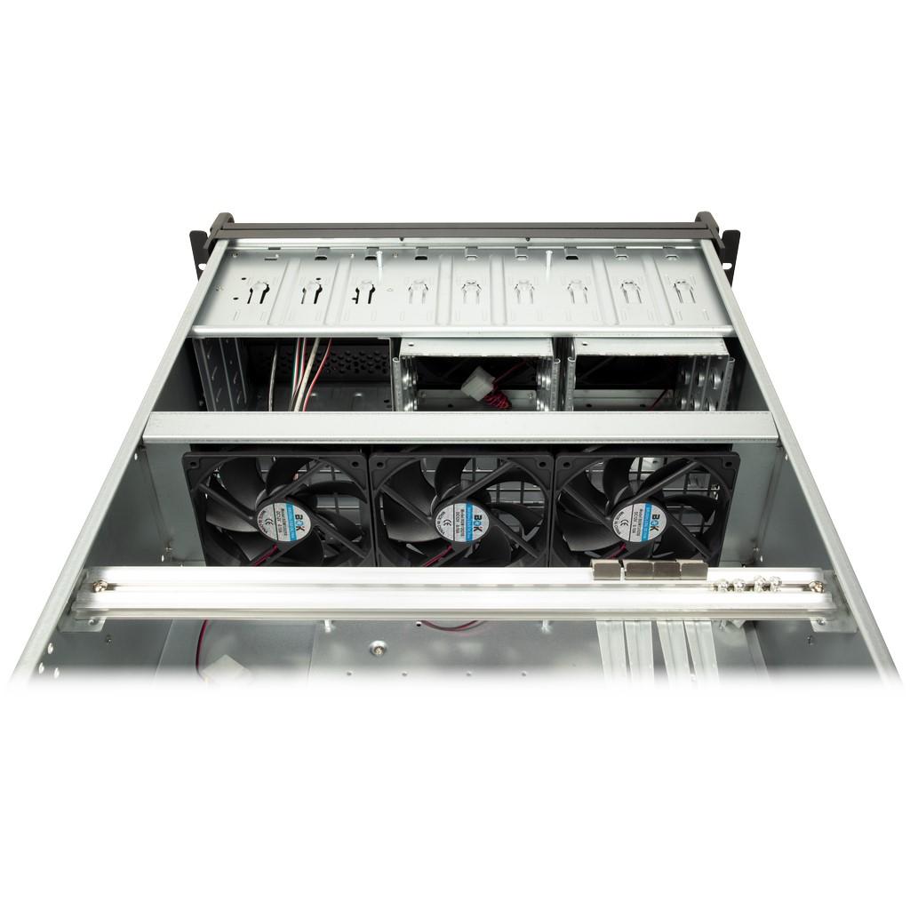 Кутия за сървър InterTech 4U-4129L - Mini ITX, mATX, &mu;ATX, ATX, SSI EEB, Чернa-3