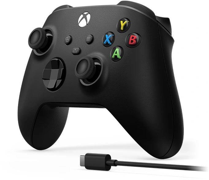 Геймърски контролер Microsoft Xbox, Безжичен, USB-C, Черен-2