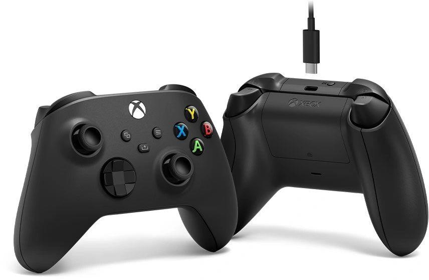 Геймърски контролер Microsoft Xbox, Безжичен, USB-C, Черен-3