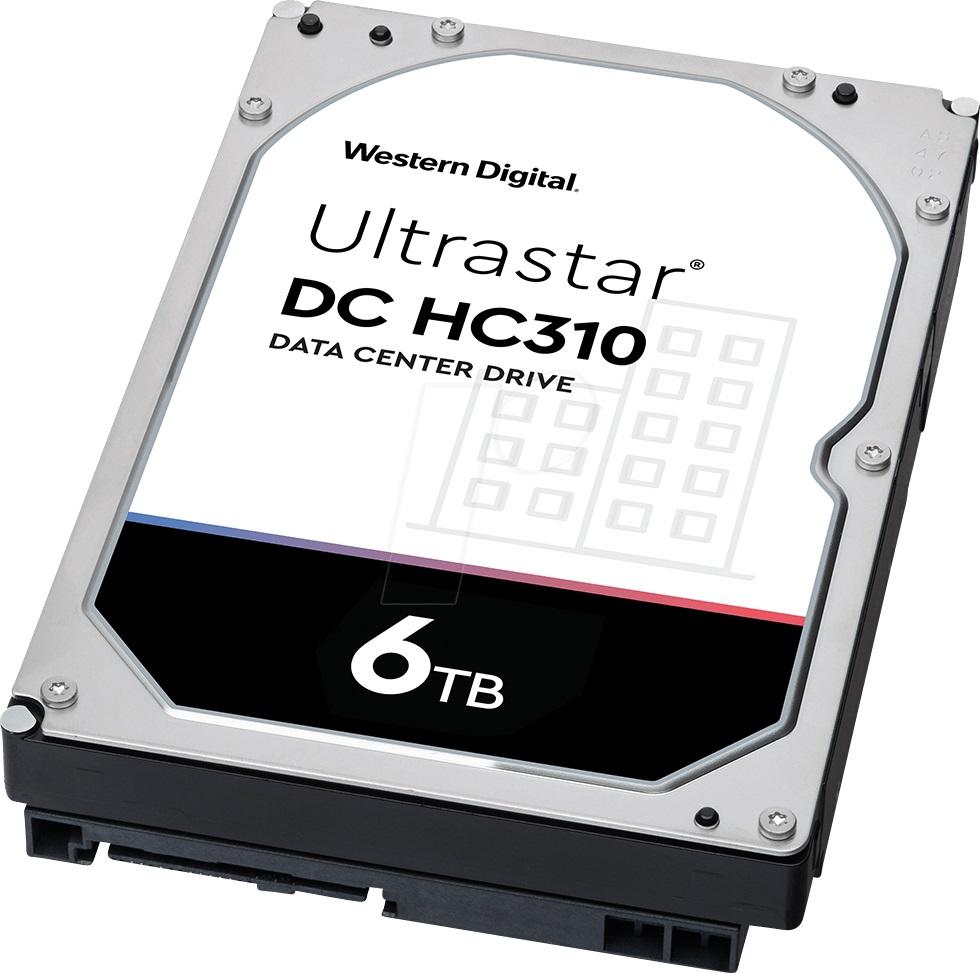 Хард диск WD Ultrastar HC310 ES, 6TB, 7200rpm, 256MB, SATA 3-2