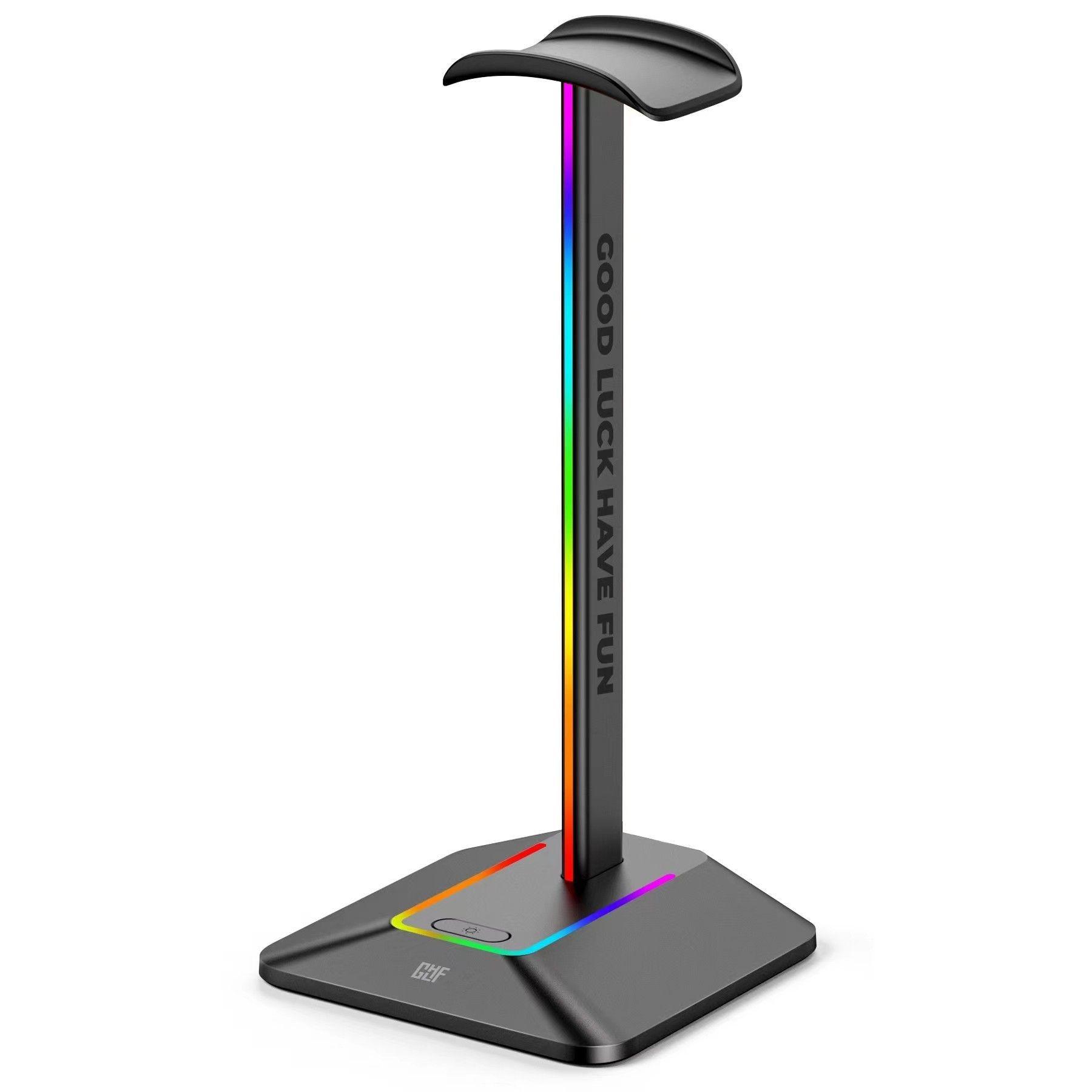 Поставка за слушалки FragON 2U RGB - Черна