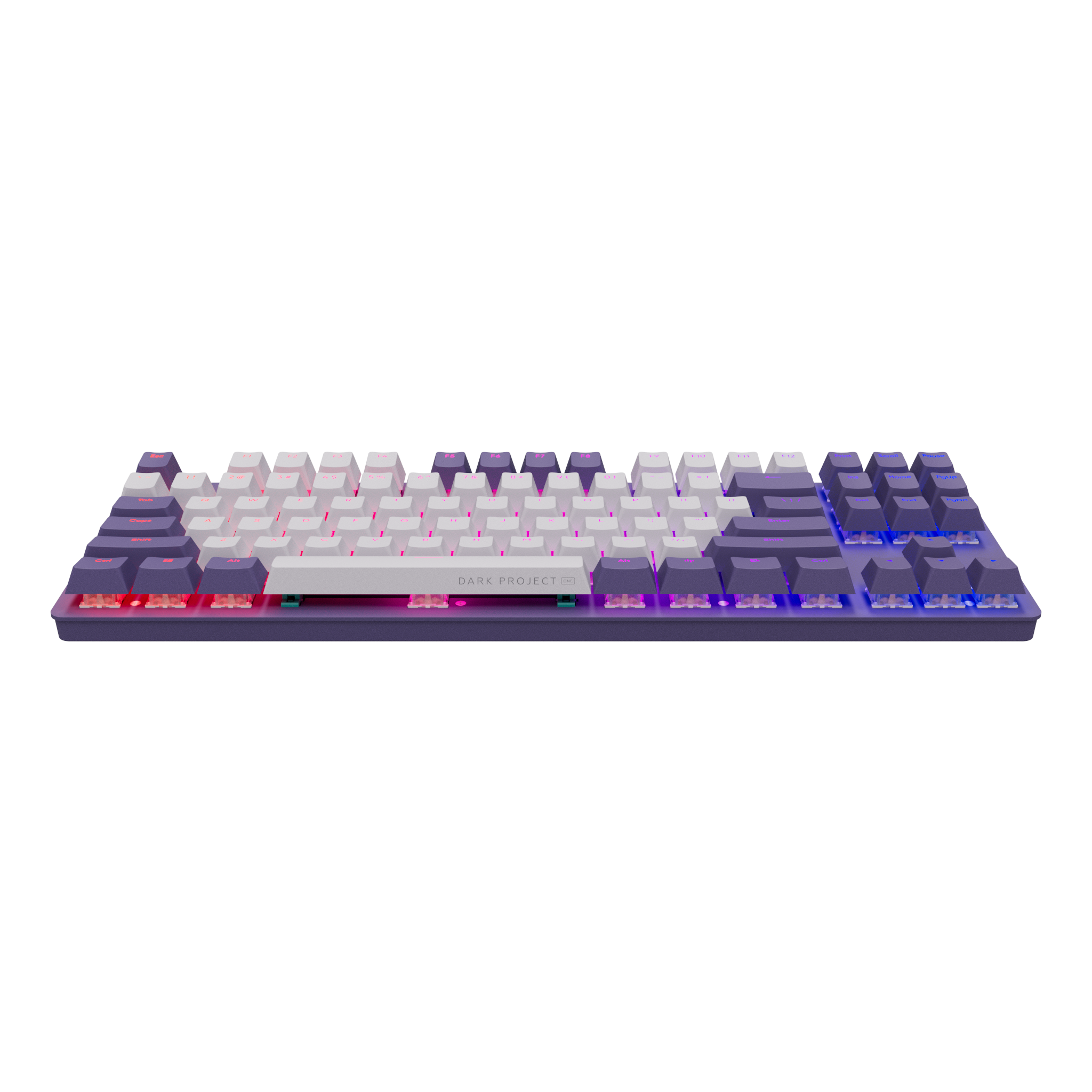 Геймърскa механична клавиатура Dark Project KD87A Violet - G3MS Sapphire Switches, RGB, PBT Keycaps-3