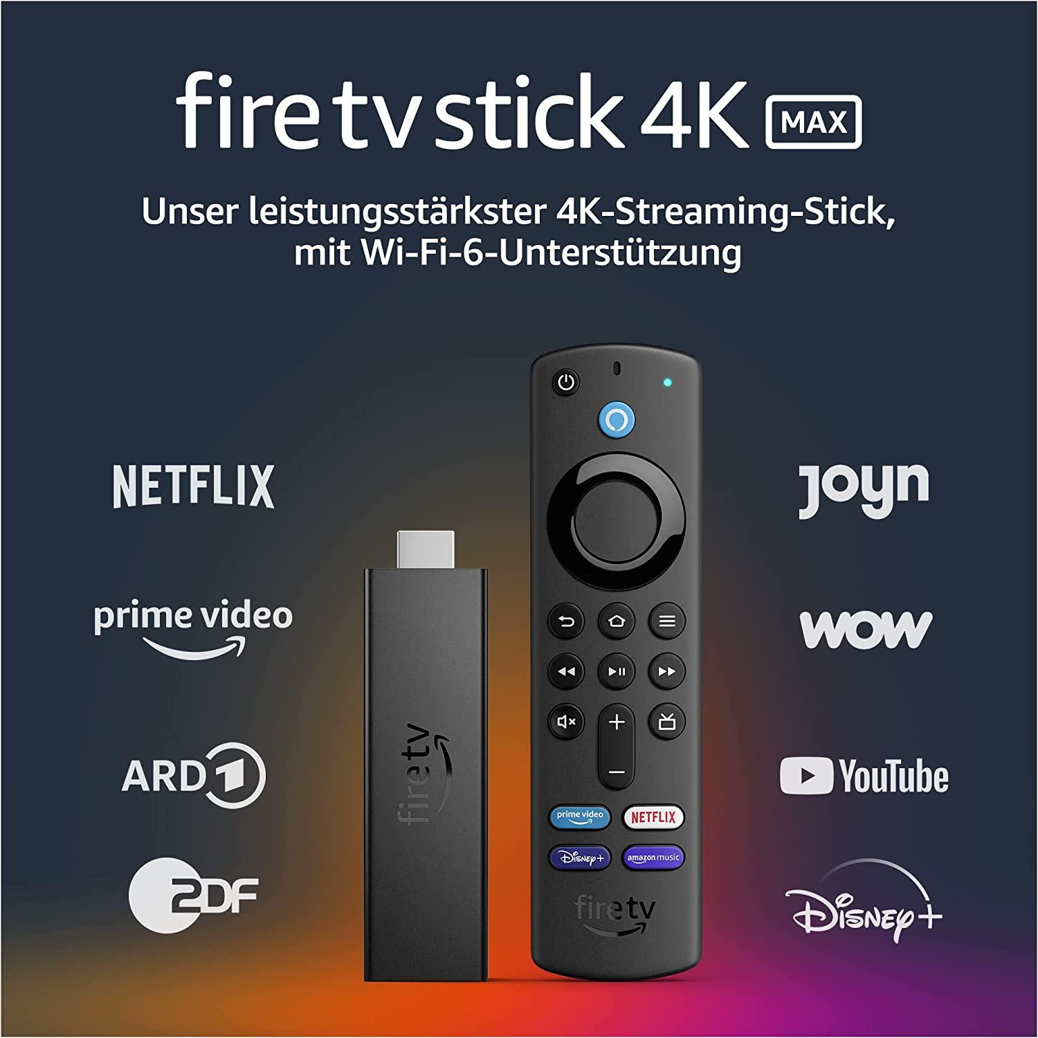 Мултимедиен плеър AMAZON Fire TV Stick Max, Wi-Fi 6, Alexa Voice Remote, Черен-4