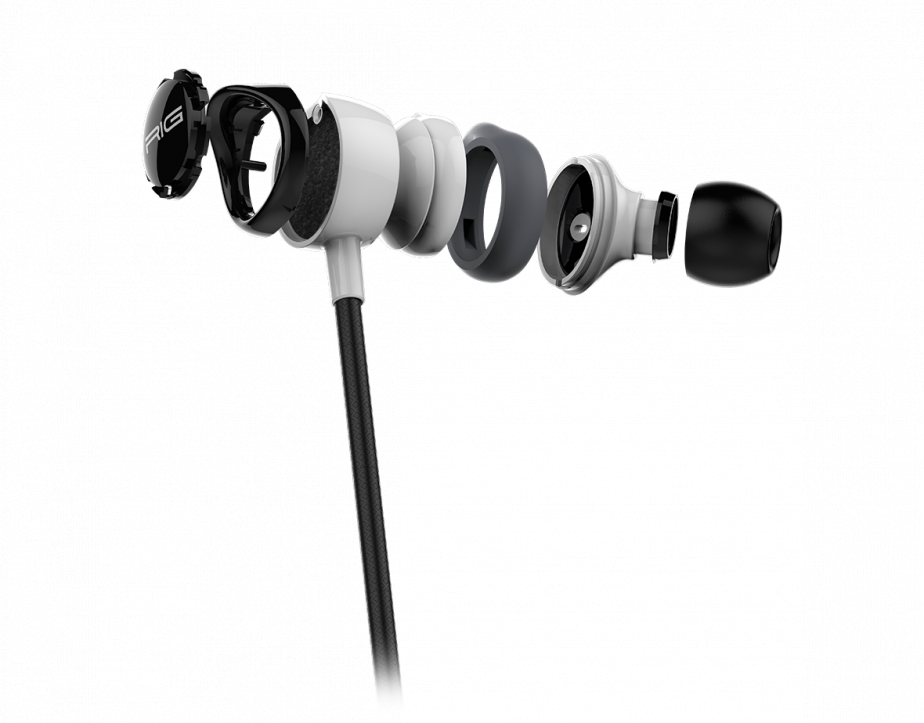 Геймърски слушалки Nacon RIG 200 HS, Микрофон, Бяло-3