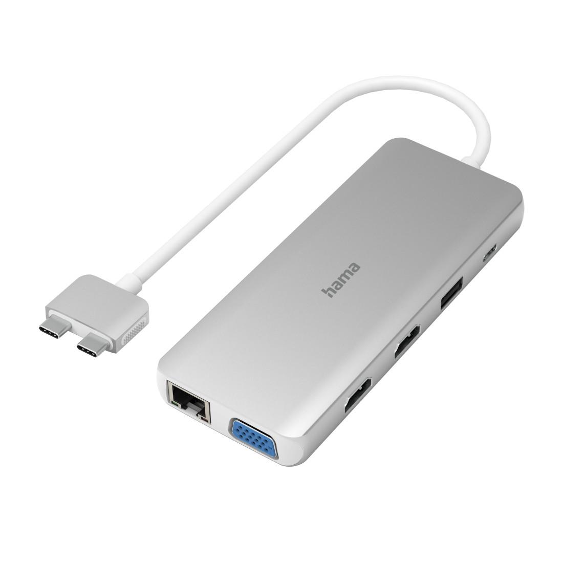 USB-C хъб Hama &quot;Connect2Mac&quot;, Multiport за Apple MacBook Air &amp; Pro, 12 порта