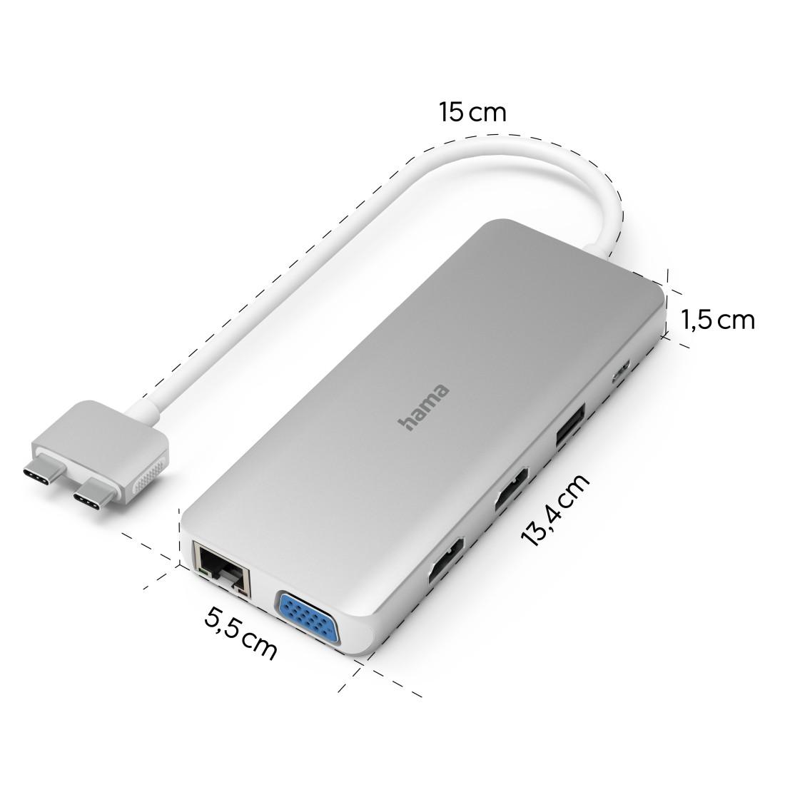 USB-C хъб Hama &quot;Connect2Mac&quot;, Multiport за Apple MacBook Air &amp; Pro, 12 порта-3