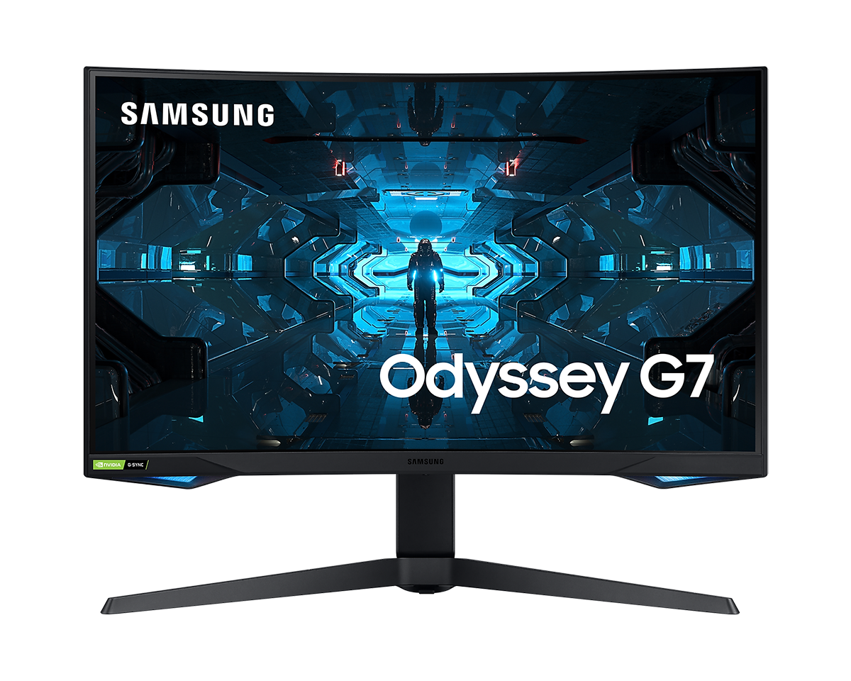Монитор Samsung C27G75TQSPXEN 27&quot; Odyssey G7, VA Curved, QHD 2560x1440 , 240 Hz, 1 ms, HDR600, AMD FreeSync/G-Sync