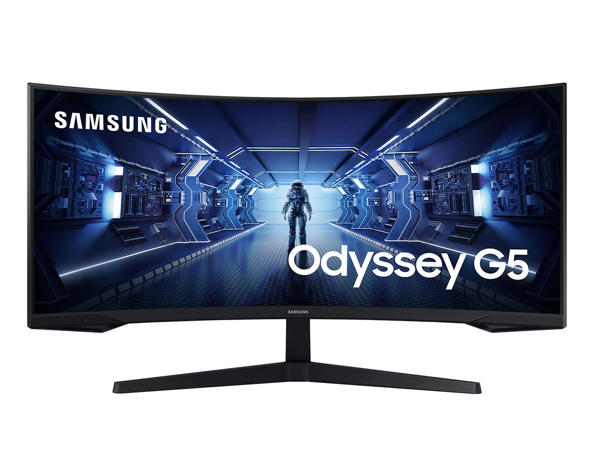 Монитор Samsung Odyssey G5 C34G55TWWP 34 inch, VA Curved UWQHD 3440x1440, 165Hz, 1 ms-1