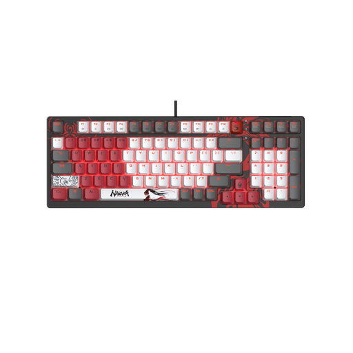 Геймърска механична клавиатура A4tech Bloody S98 Naraka, RGB, Red switch, Черен-2