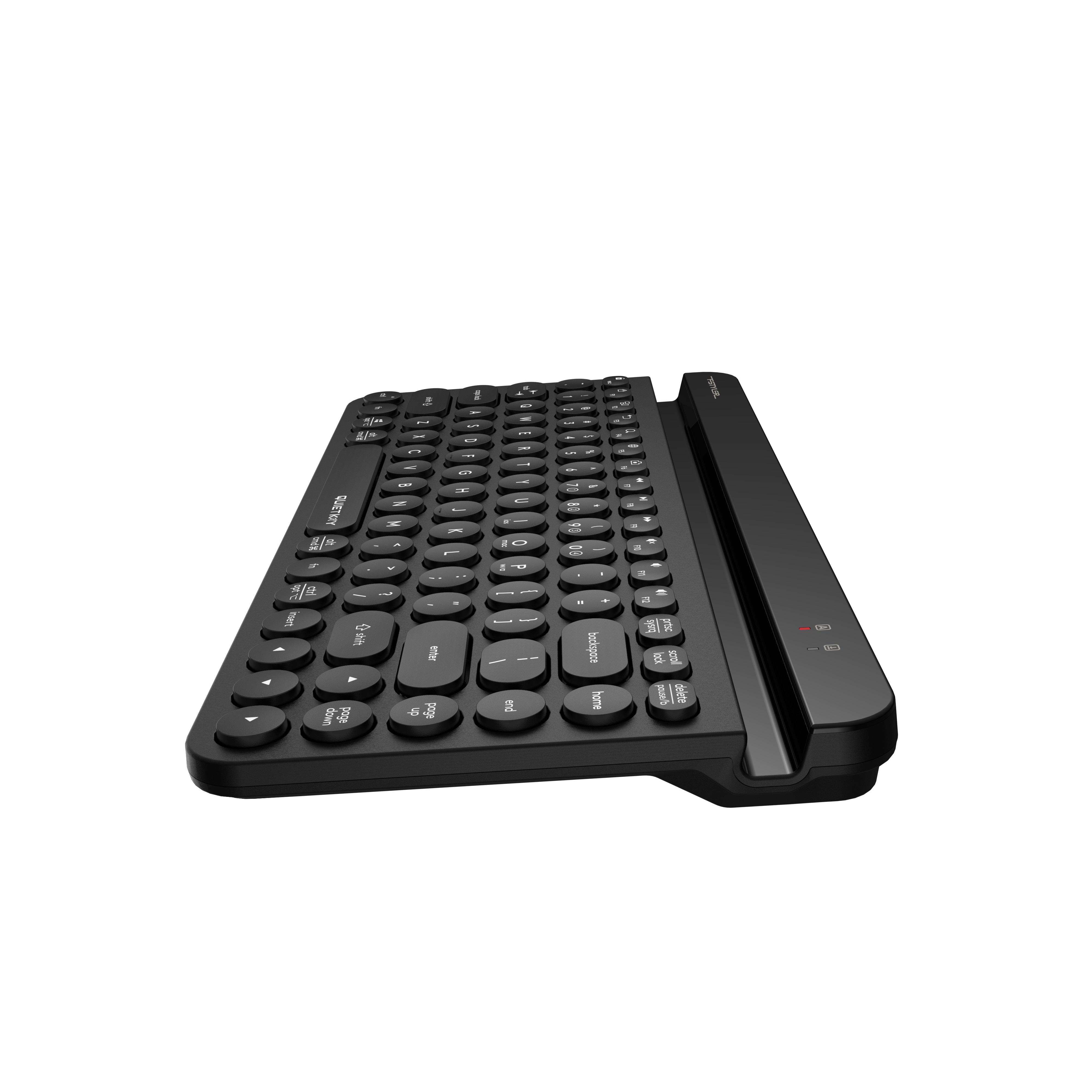 Безжична клавиатура A4tech Fstyler FBK30, Bluetooth, 2.4G, Стойка за телефон, Кирилизирана, Черна-2