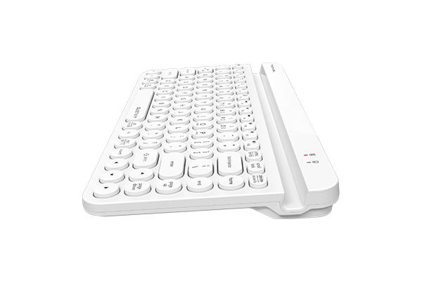 Безжична клавиатура A4tech Fstyler FBK30, Bluetooth, 2.4G, Стойка за телефон, Кирилизирана, Бяла-3