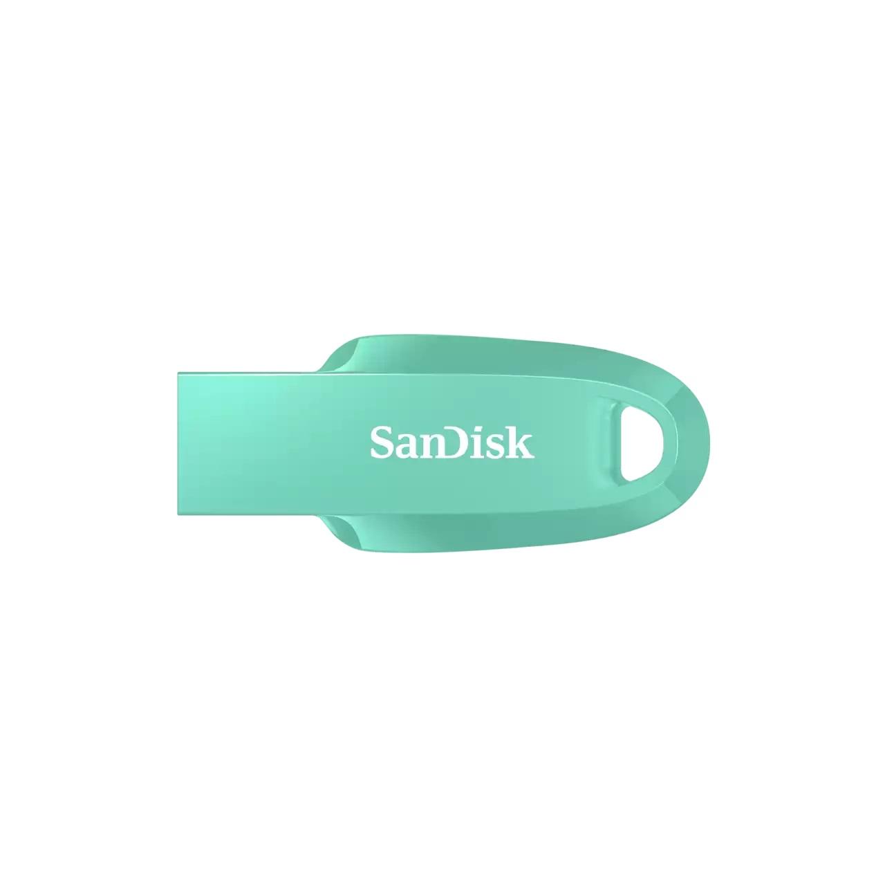 USB памет SanDisk Ultra Curve 3.2, 128GB, USB 3.1 Gen 1, Зелен