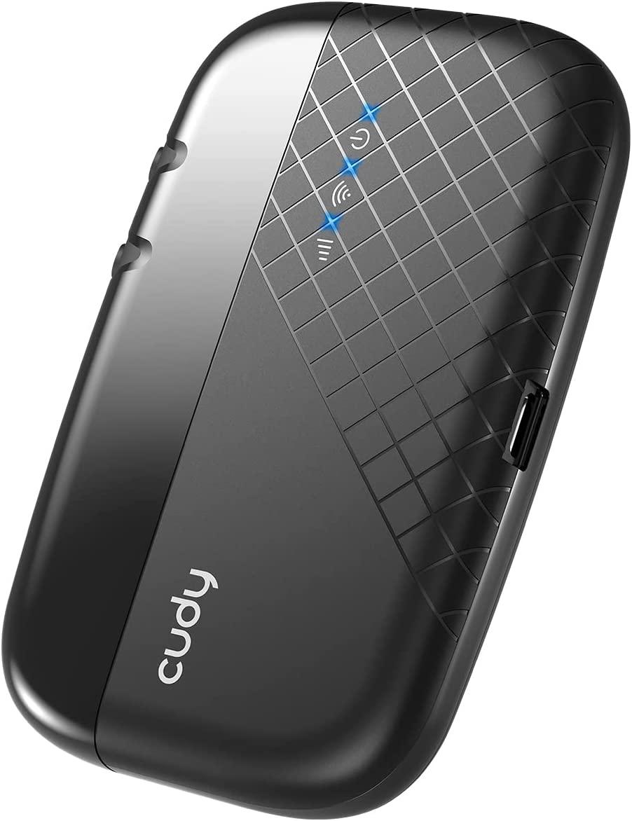 Безжичен рутер Cudy MF4, 4G LTE, 50 Mbps, Черен