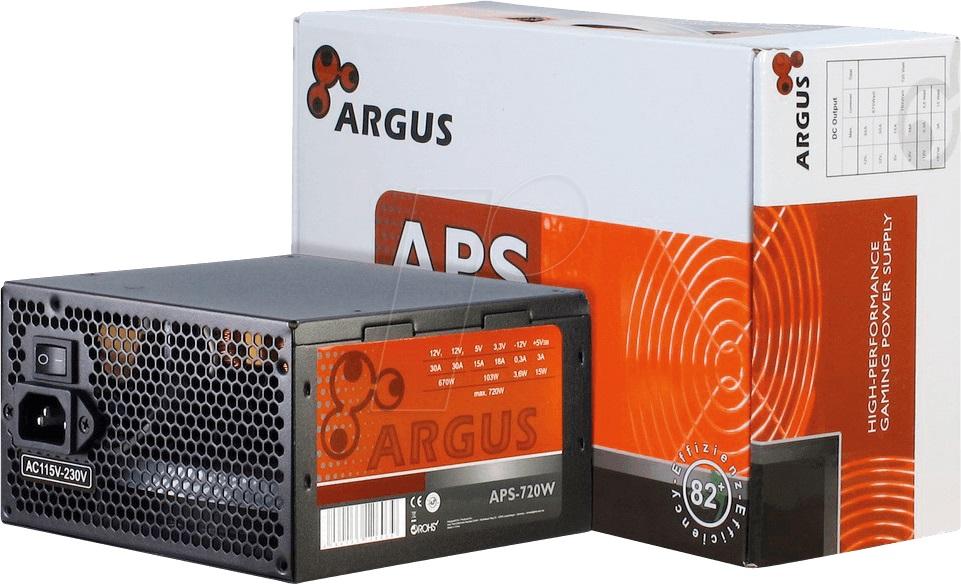 Захранващ блок Inter Tech Argus APS-720W, 720W, ATX, 80+-3