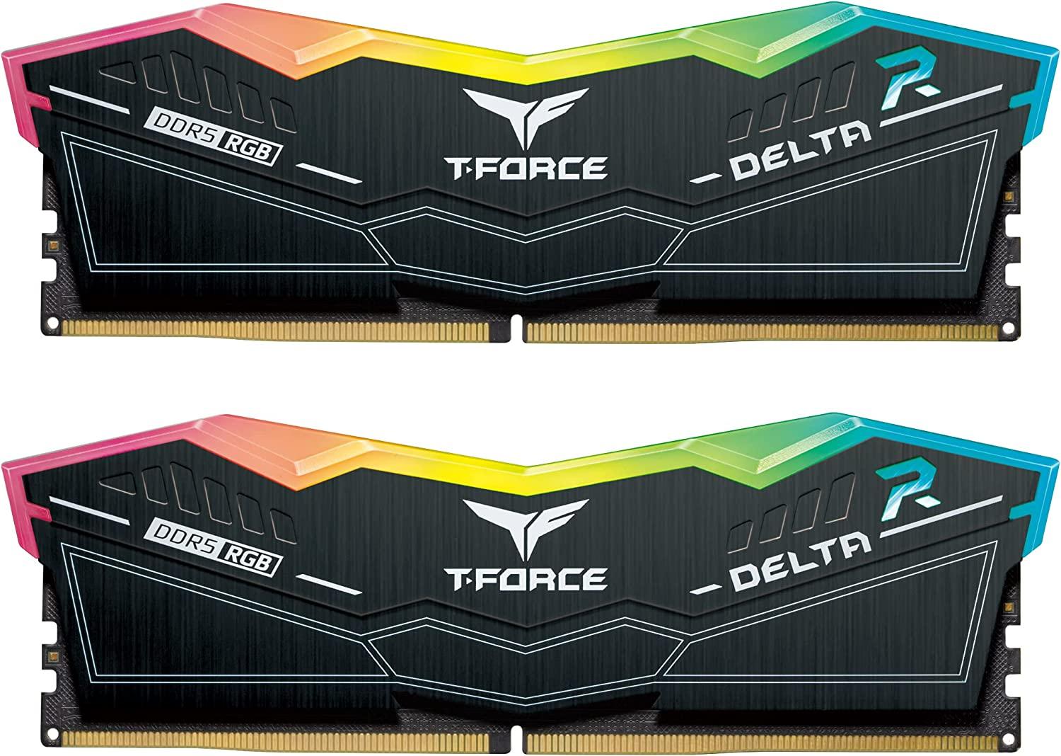 Памет Team Group T-Force Delta RGB DDR5 32GB (2x16GB) 6000MHz CL40 FF3D532G6000HC38ADC01