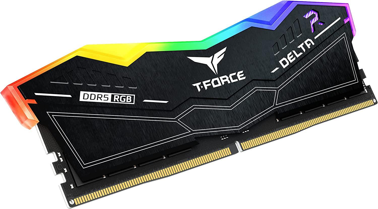 Памет Team Group T-Force Delta RGB DDR5 32GB (2x16GB) 6000MHz CL40 FF3D532G6000HC38ADC01-3