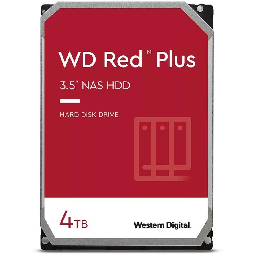 Хард диск WD Red Plus, 4TB NAS, 3.5&quot;, 256MB, 5400RPM, WD40EFPX
