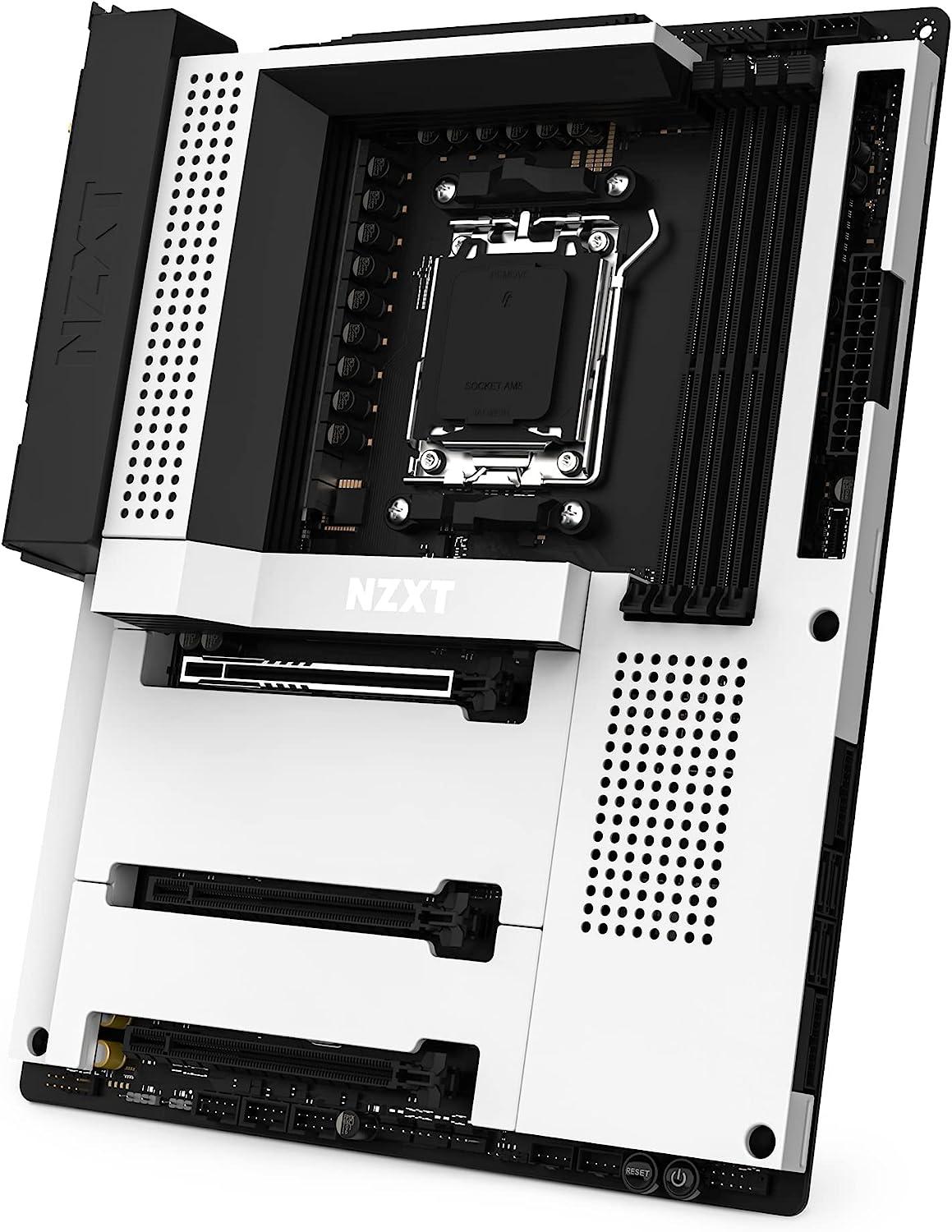 Дънна платка NZXT N7 B650E White AM5, DDR5, WiFi 6E, PCIe 5.0-4