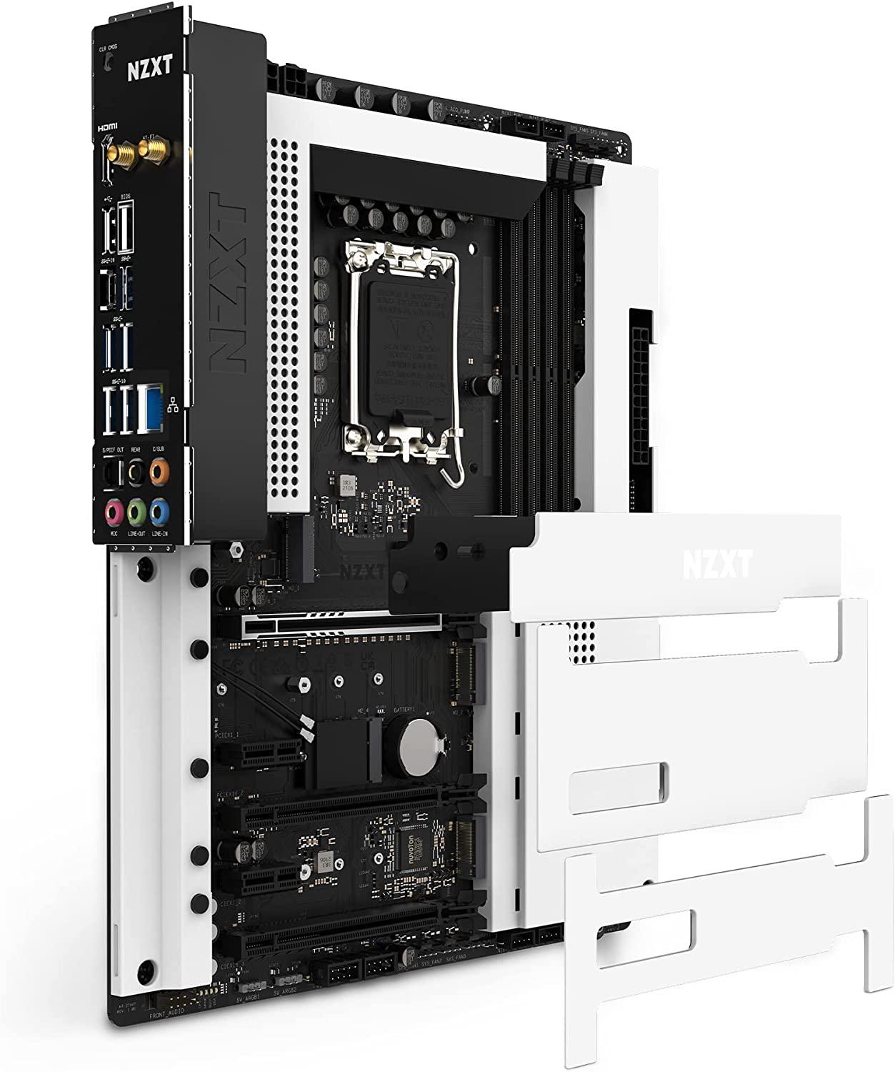 Дънна платка NZXT N7 Z790 White Socket 1700, DDR5, WiFi 6E, PCIe 5.0-2
