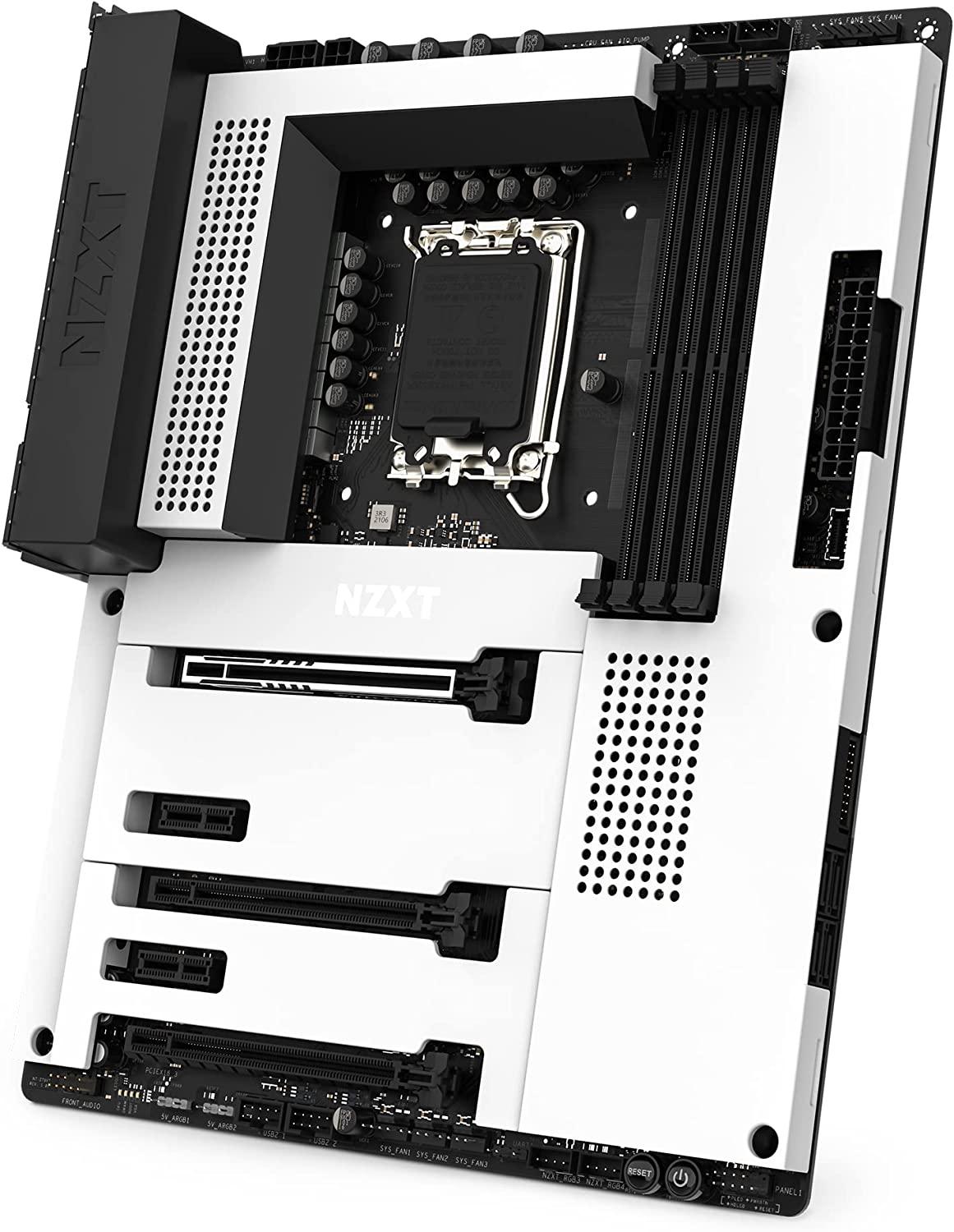 Дънна платка NZXT N7 Z790 White Socket 1700, DDR5, WiFi 6E, PCIe 5.0-4