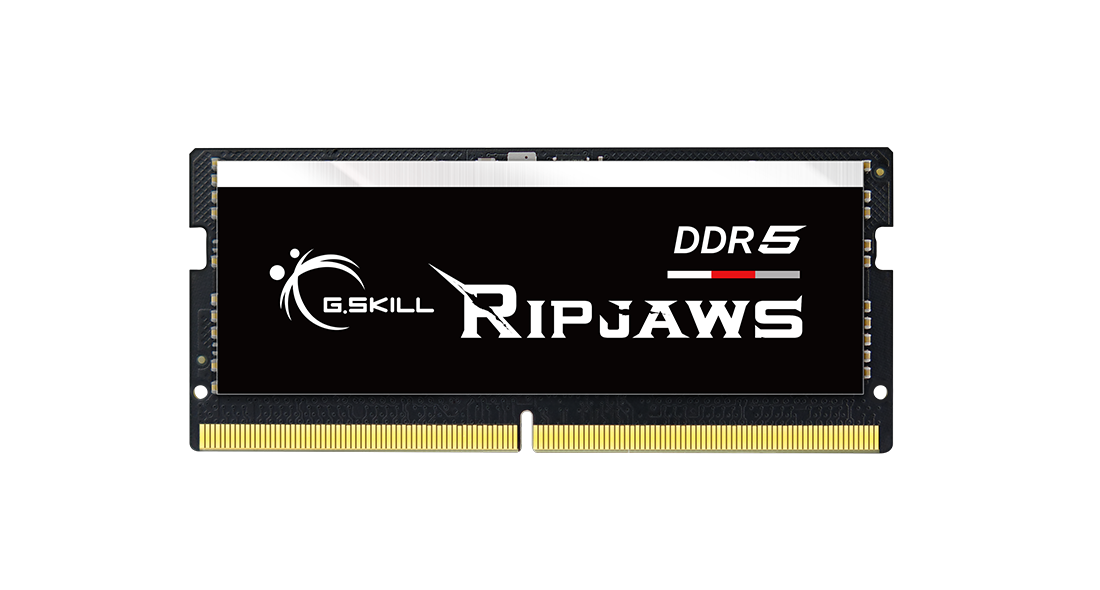 Памет G.SKILL Ripjaws, 64GB(2x32GB), SO-DIMM DDR5, 5600MHz, CL40, F5-5600S4040A32GX2-RS-2