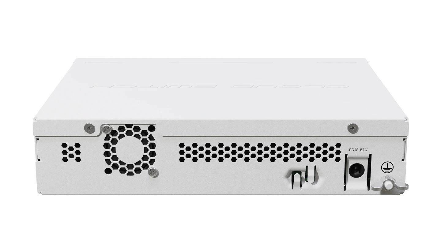 Суич MikroTik CRS310-1G-5S-4S+IN, L3 Gigabit Ethernet (10/100/1000), Захранване по Ethernet (PoE) 1U-2