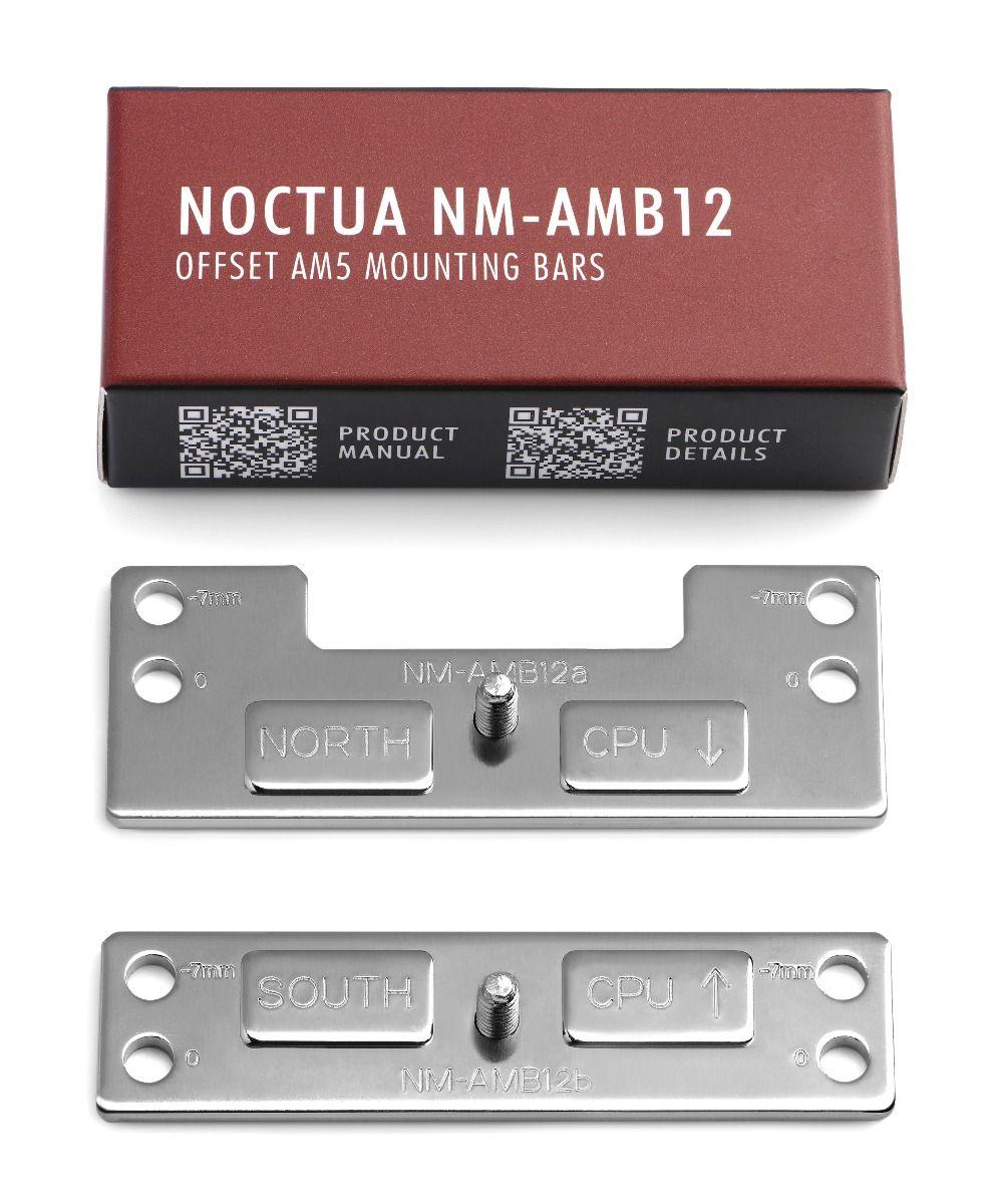 Комплект за монитиране на охладител Noctua NM-AMB12 за сокет AM4/AM5 за охладители NH-D15(S), NH-D14, NH-D9L, NH-C14S, NH-L9x65-2