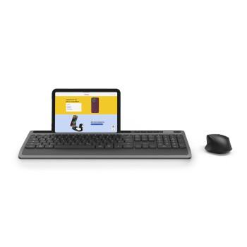 HАМА KMW-600 Plus Комплект безжична клавиатура/мишка с място за смартфон-3
