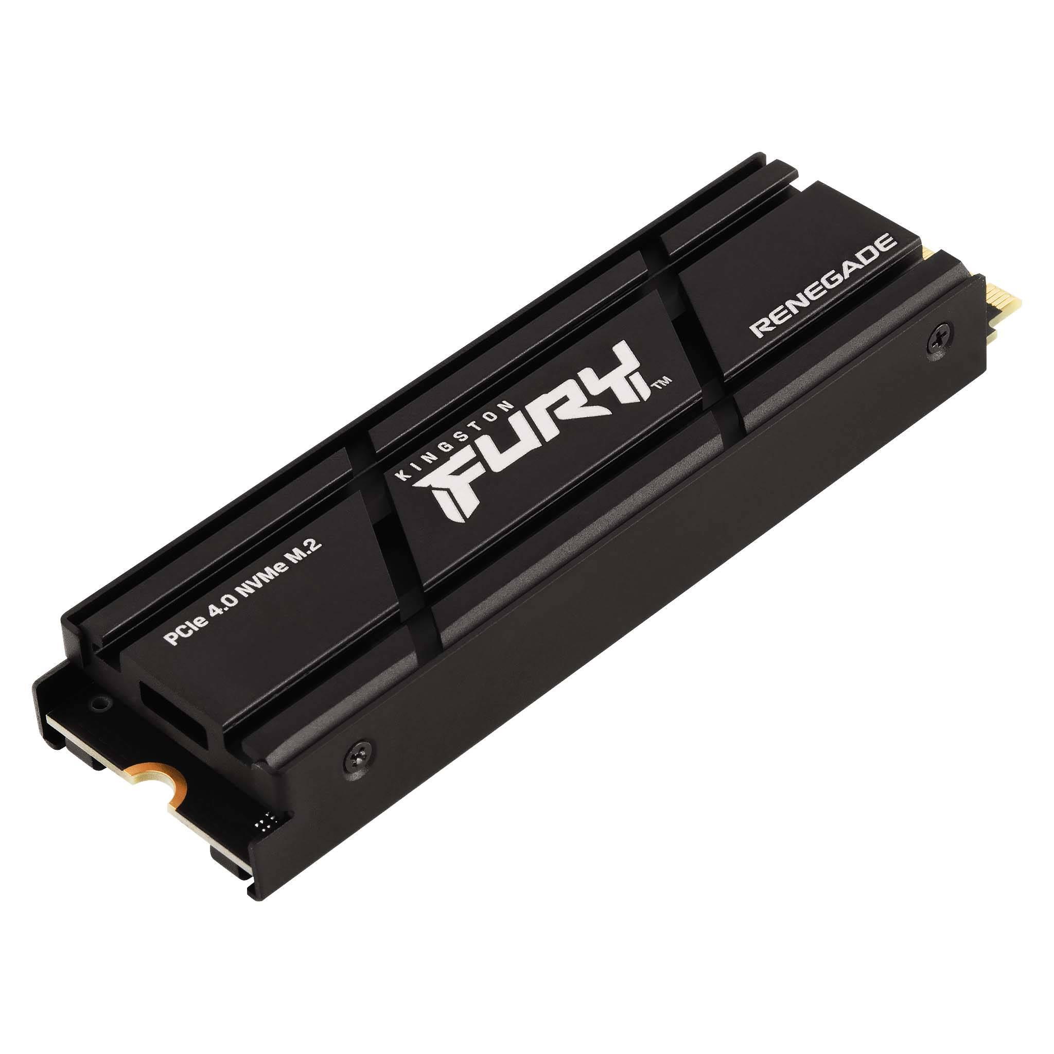 SSD Kingston Fury Renegade M.2-2280 PCIe 4.0 NVMe 1000GB, Heatsink-2