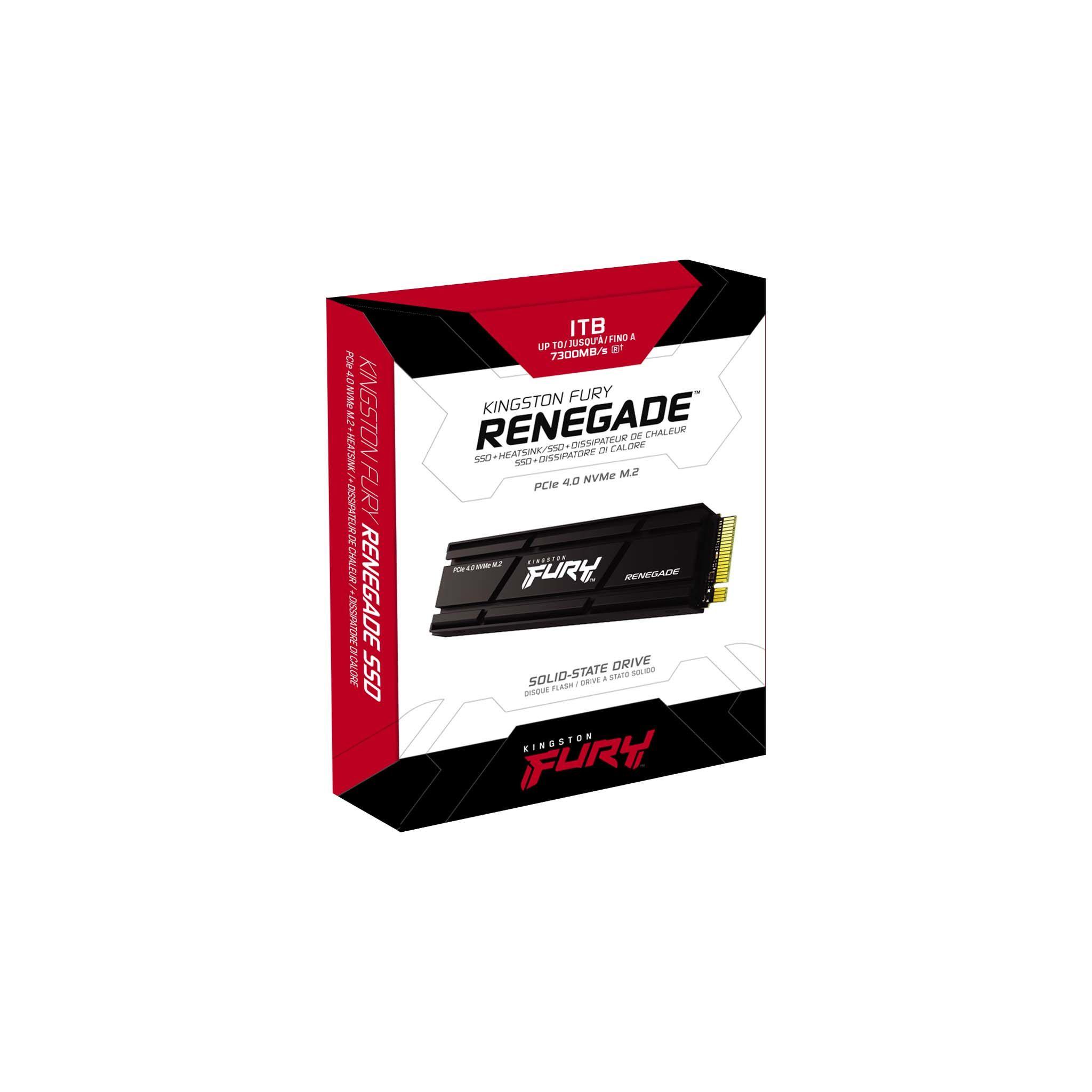 SSD Kingston Fury Renegade M.2-2280 PCIe 4.0 NVMe 1000GB, Heatsink-3