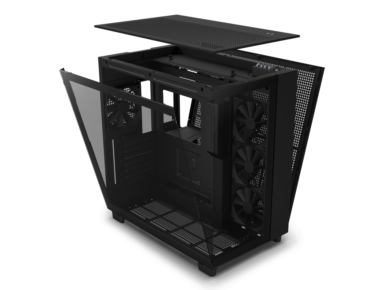 Кутия NZXT H9 Flow Matte Black-4