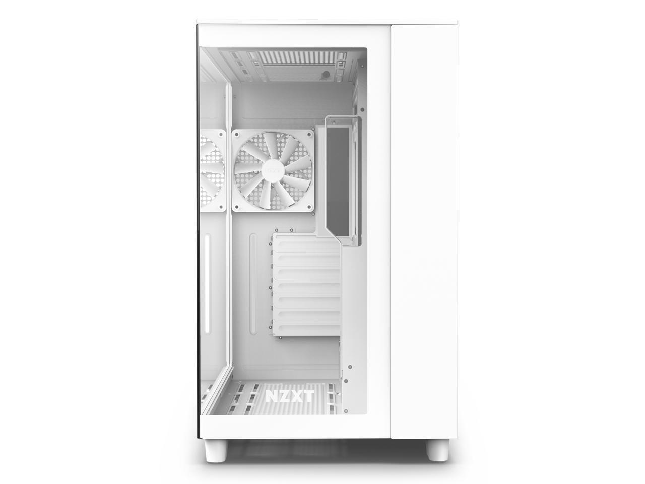 Кутия NZXT H9 Flow Matte White - Middle Tower-2