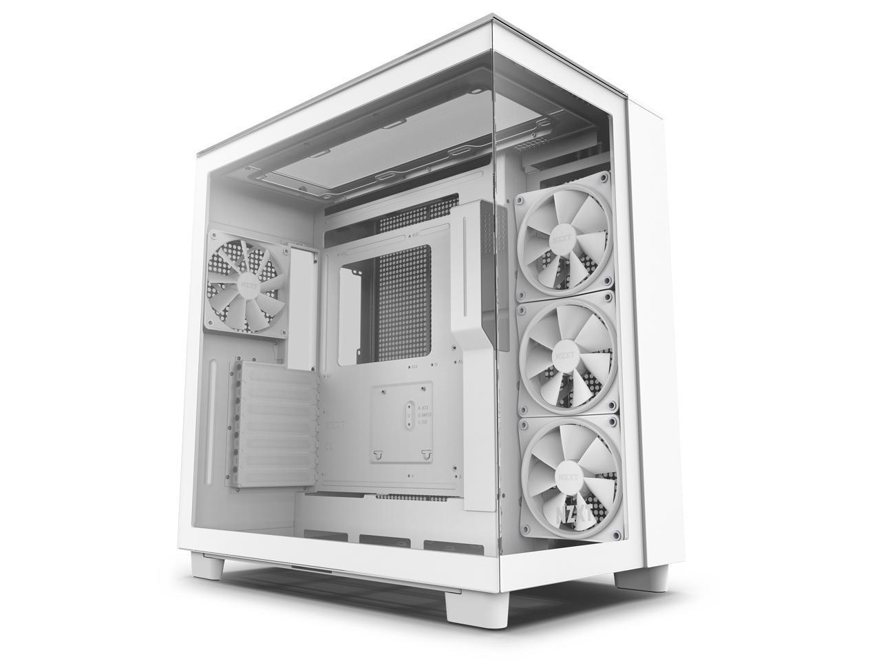 Кутия NZXT H9 Elite Matte White - Middle Tower-1