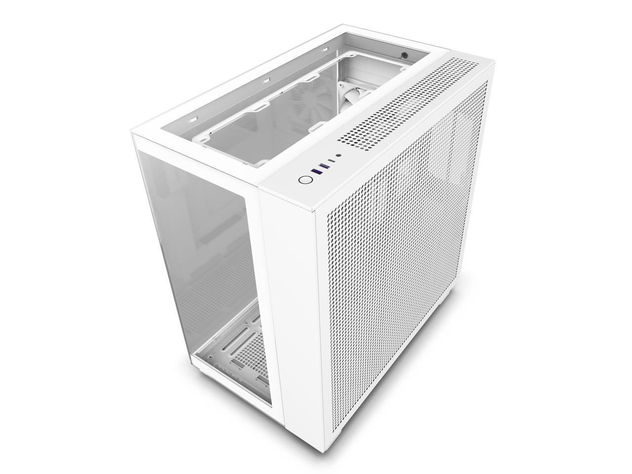 Кутия NZXT H9 Elite Matte White - Middle Tower-4