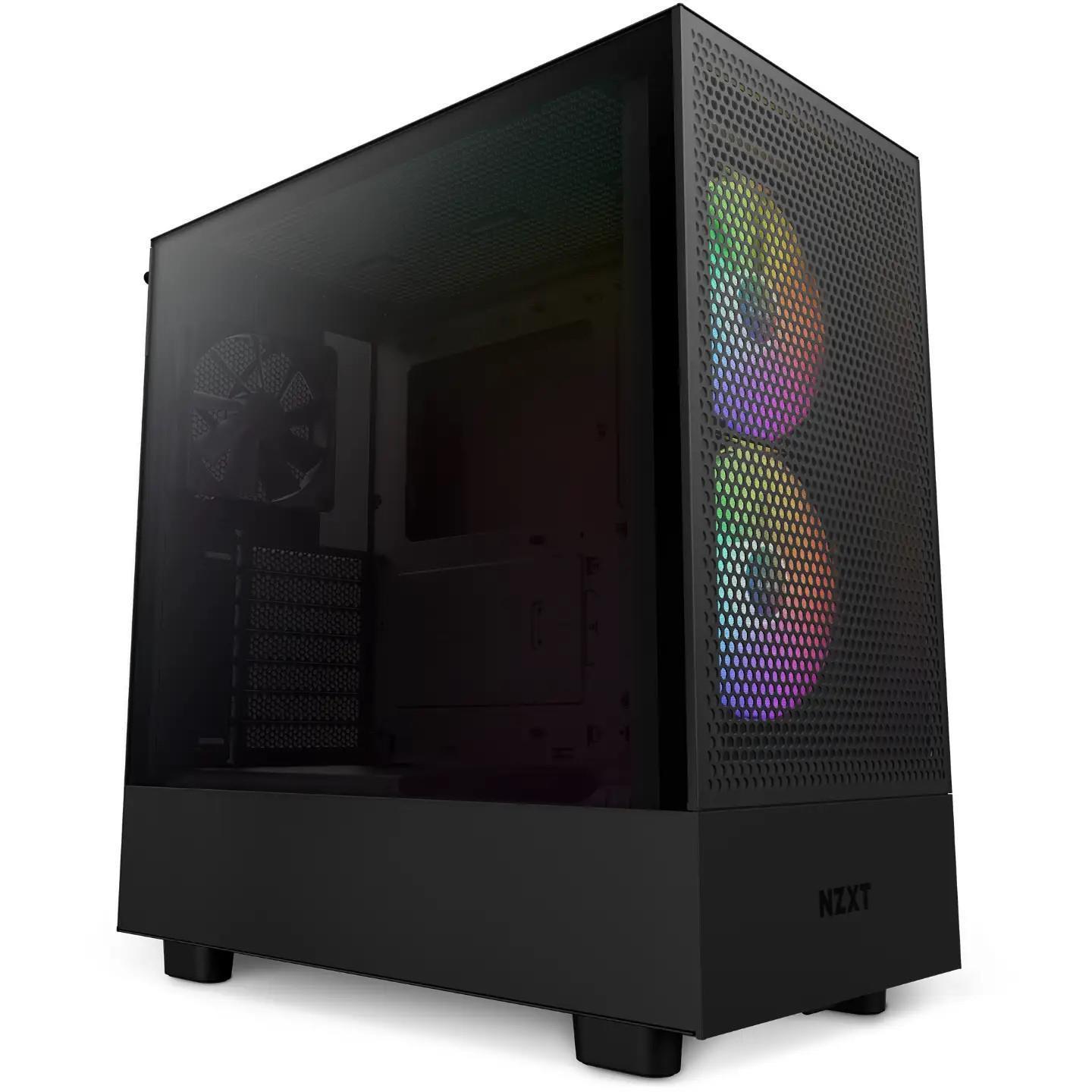 Кутия NZXT H5 Flow RGB Matte Black, Mid-Tower-3