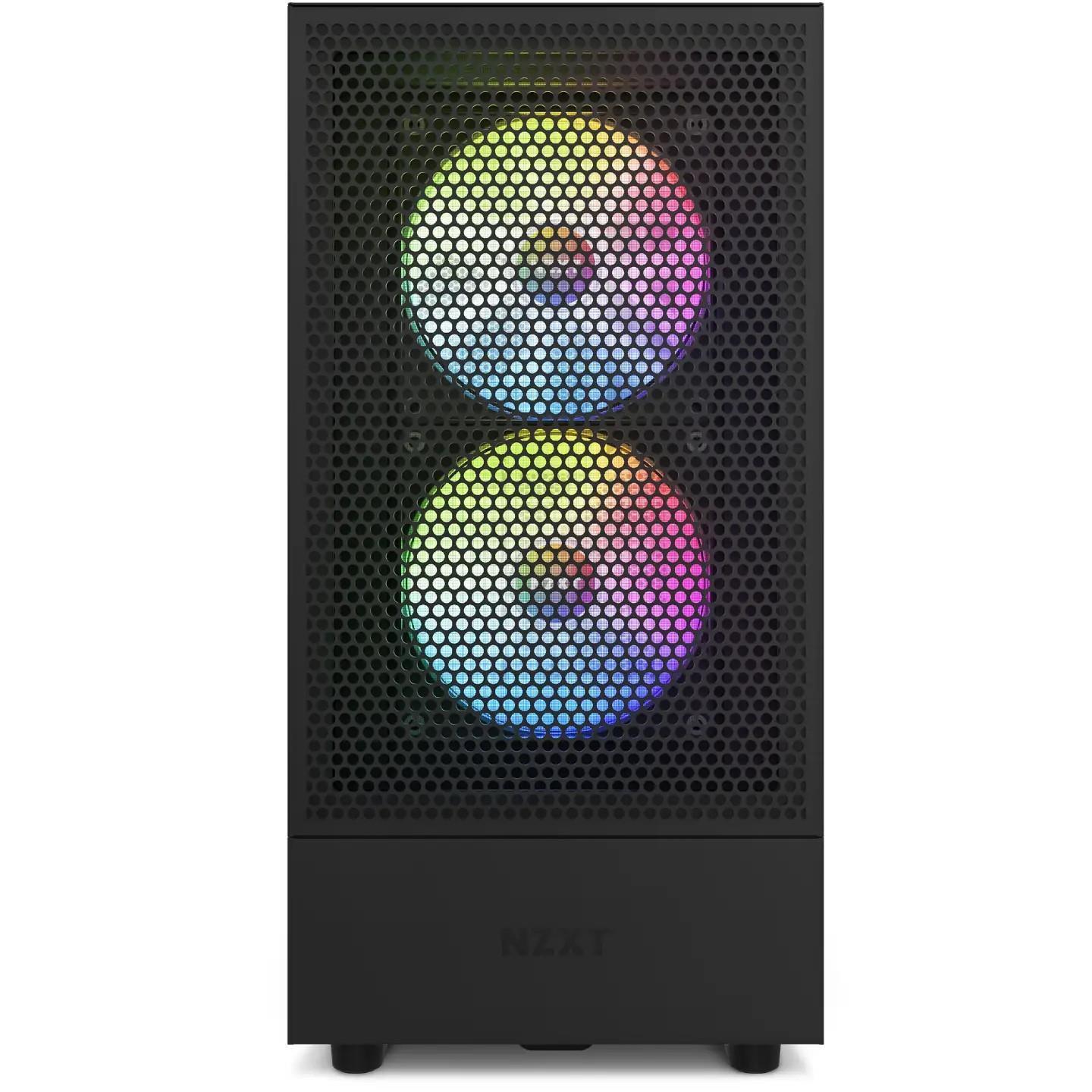 Кутия NZXT H5 Flow RGB Matte Black, Mid-Tower-4