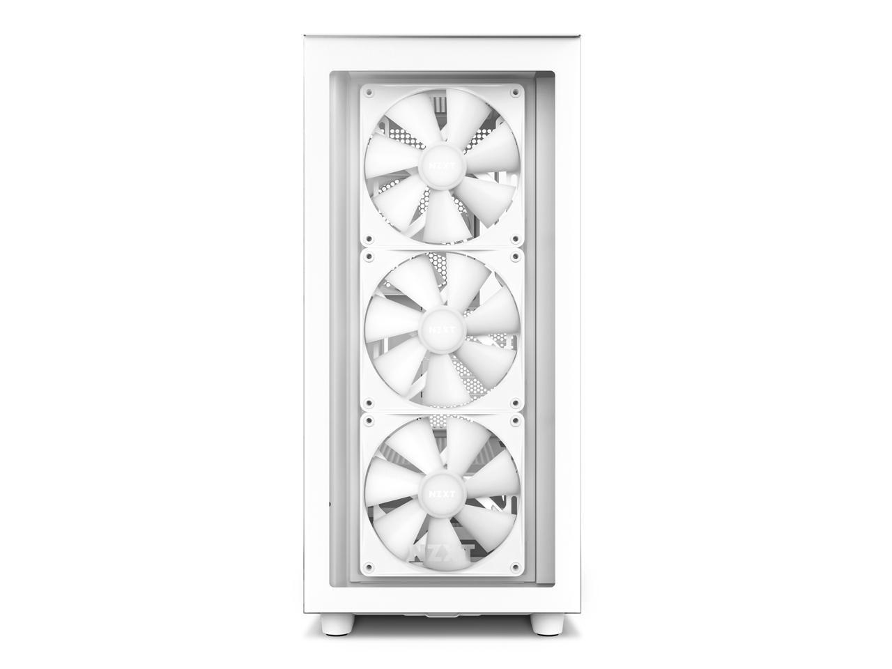 Кутия NZXT H7 Elite 2023 Matte White Mid-Tower-4