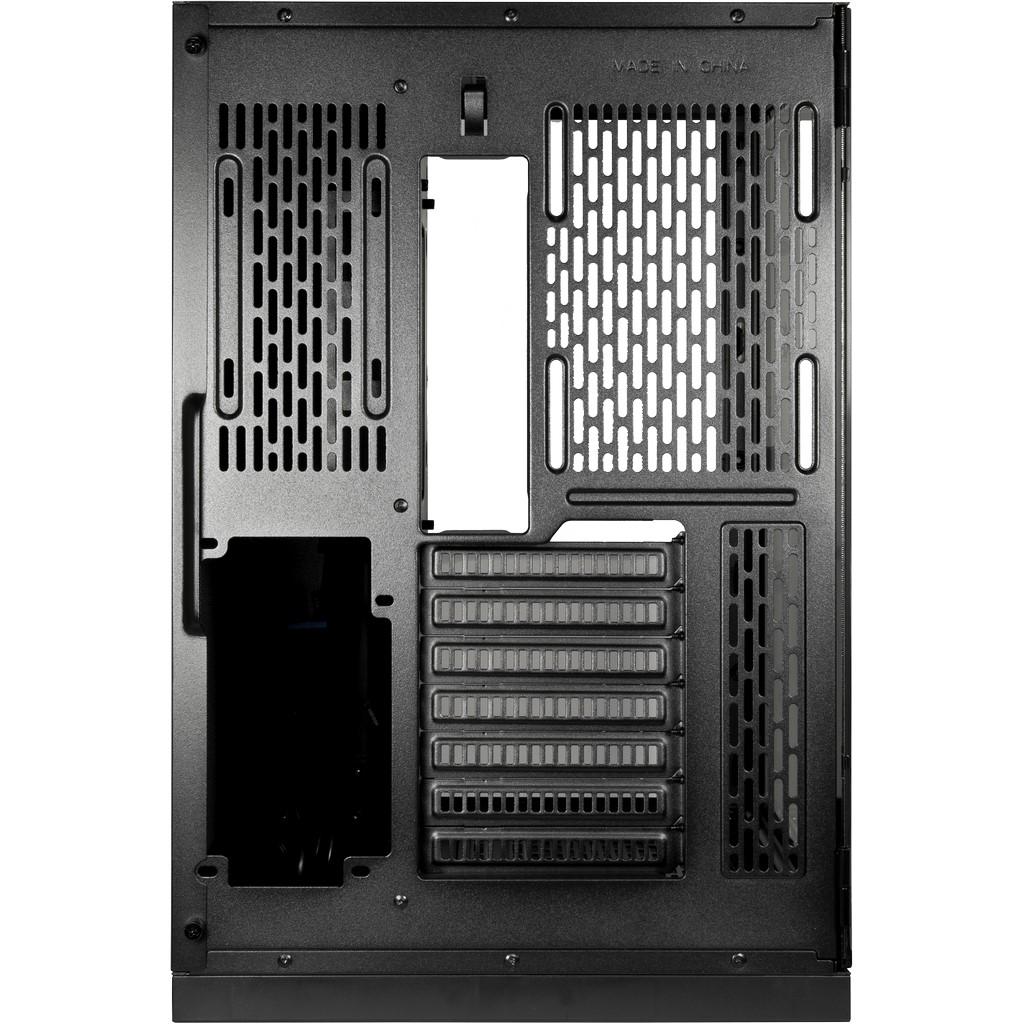 Кутия InterTech C-702 DIORAMA, ATX, &mu;ATX, ITX, Стъклен панел, Чернa-3