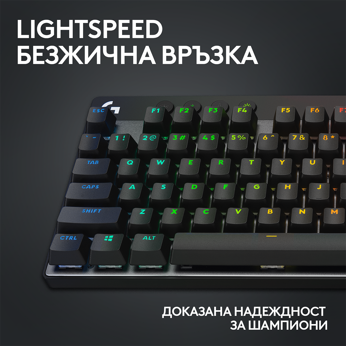 Геймърска механична клавиатура Logitech G Pro X TKL Lightspeed Tactile Switch-4