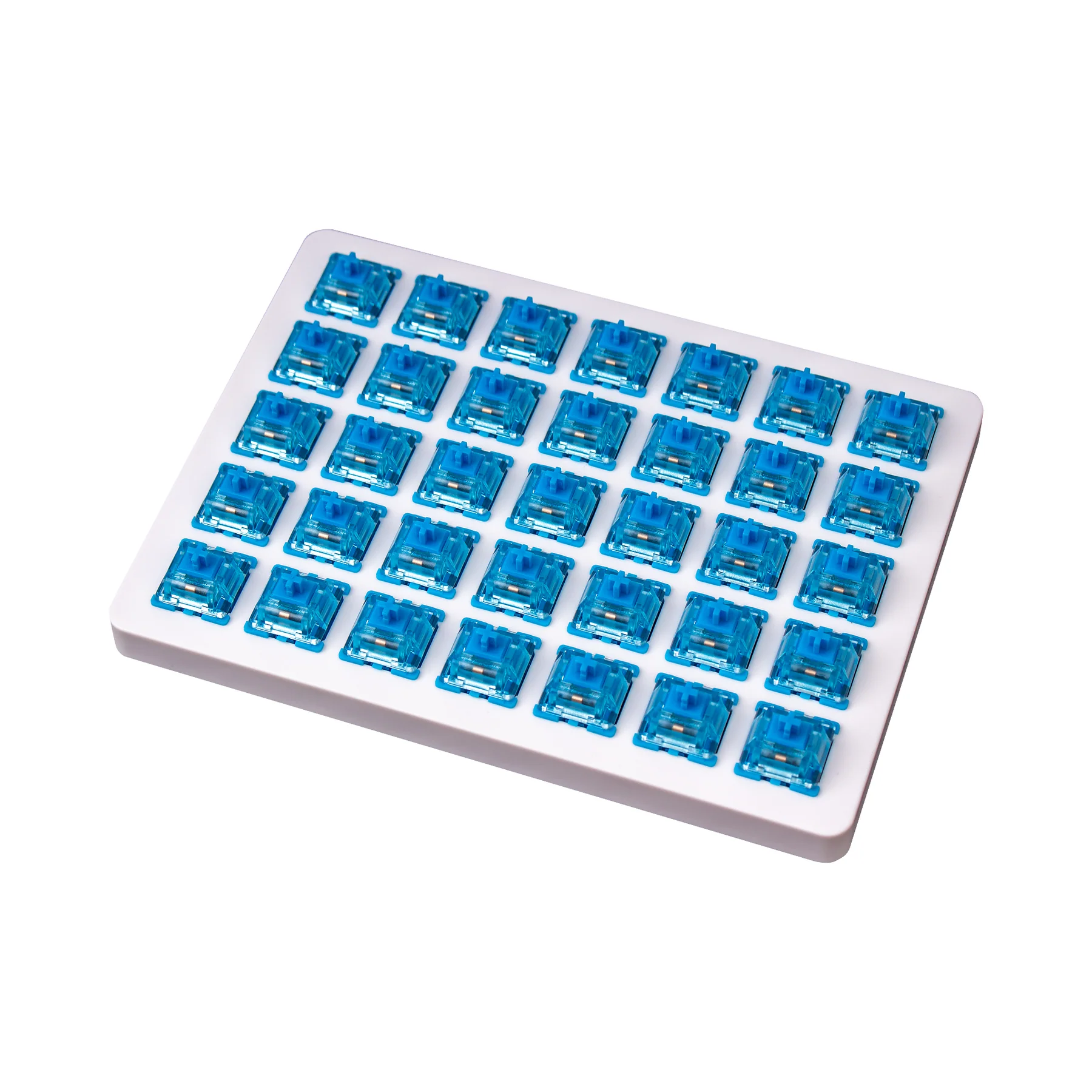 Суичове за механична клавиатура Keychron Gateron Phantom Blue Switch, Комплект 35 броя-1