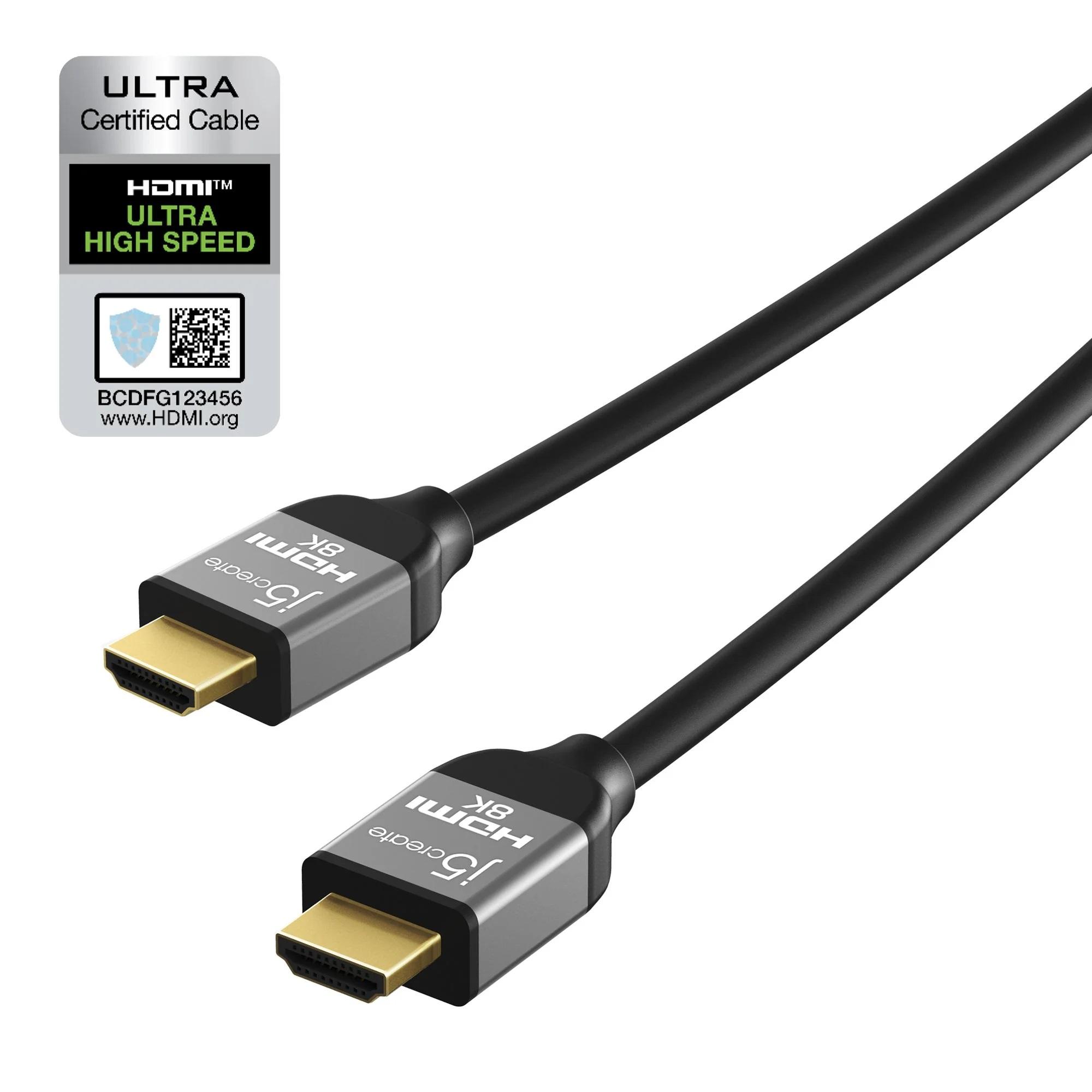 Кабел j5create JDC53, HDMI мъжко - HDMI мъжко, 8K, 48 Gbps, 2 m-2