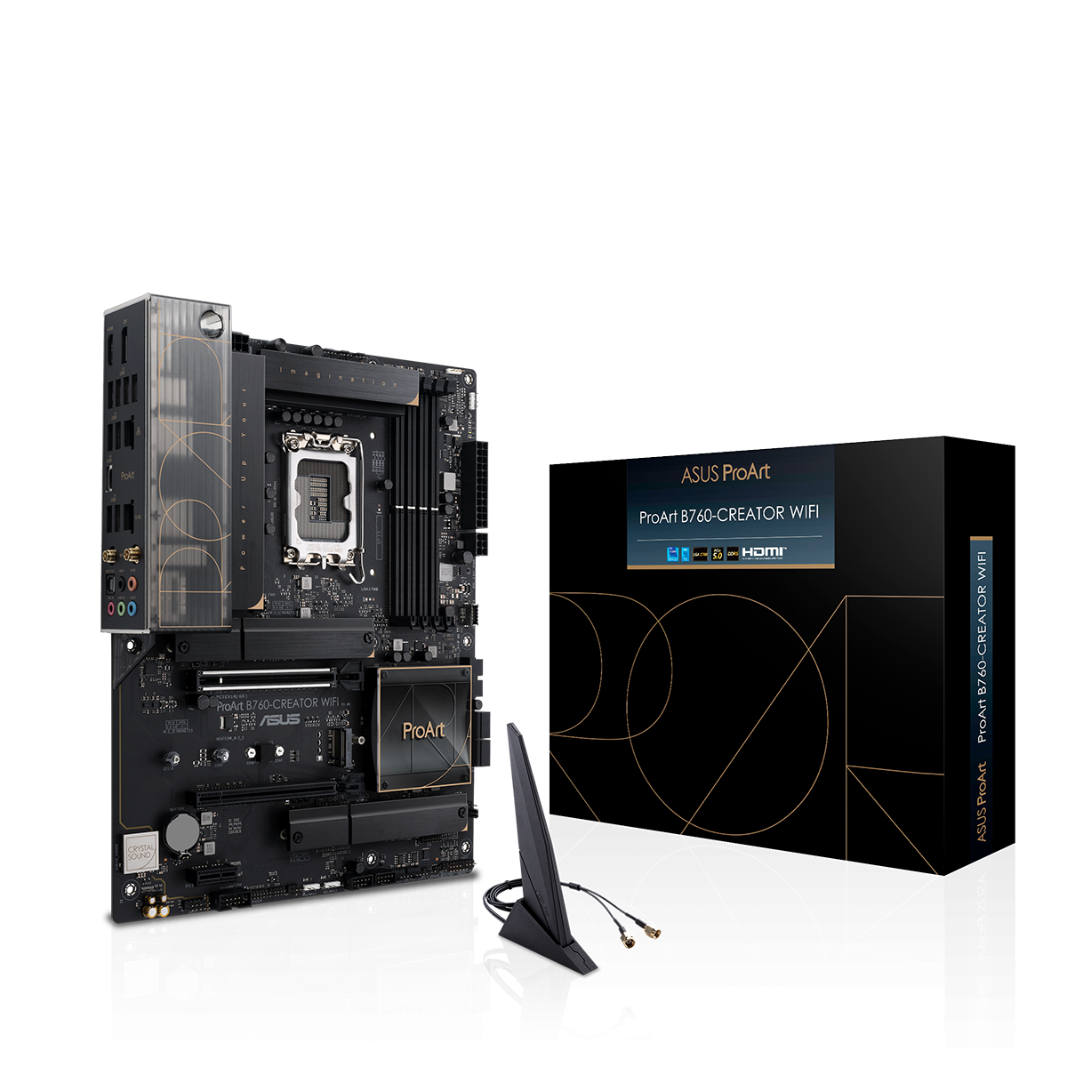 Дънна платка ASUS ProArt B760-Creator WiFi DDR5, LGA 1700, ATX, PCIe 5.0-4