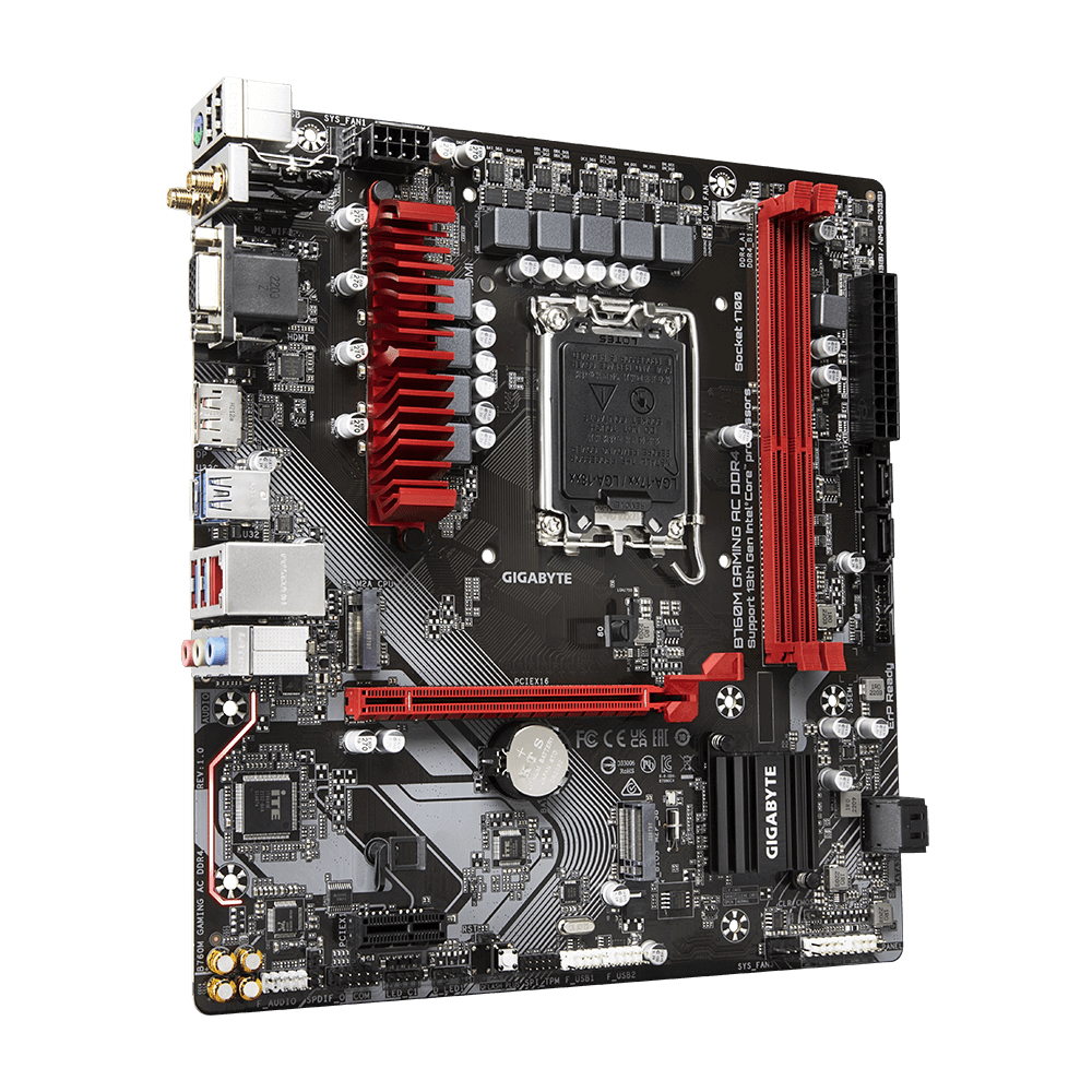 Дънна платка GIGABYTE B760M GAMING AC, LGA 1700-3