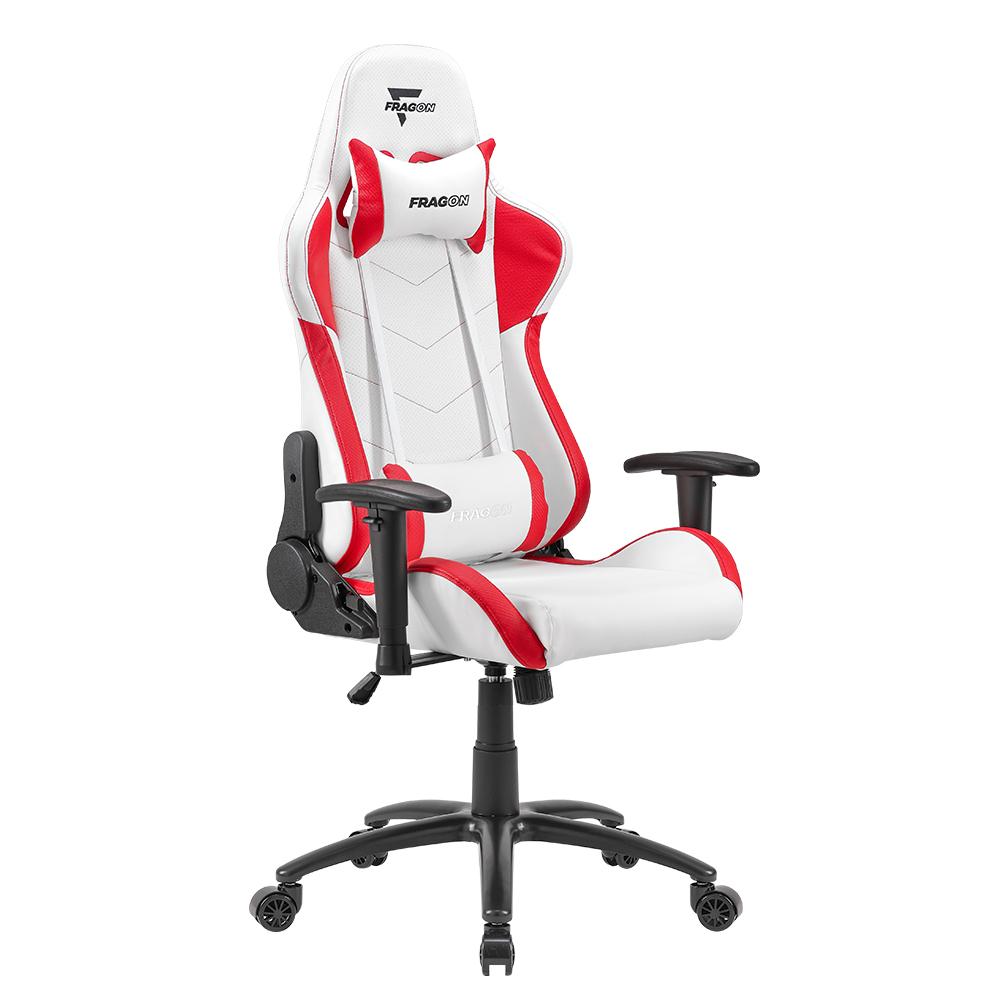 Геймърски стол FragON 2X White/Red-2