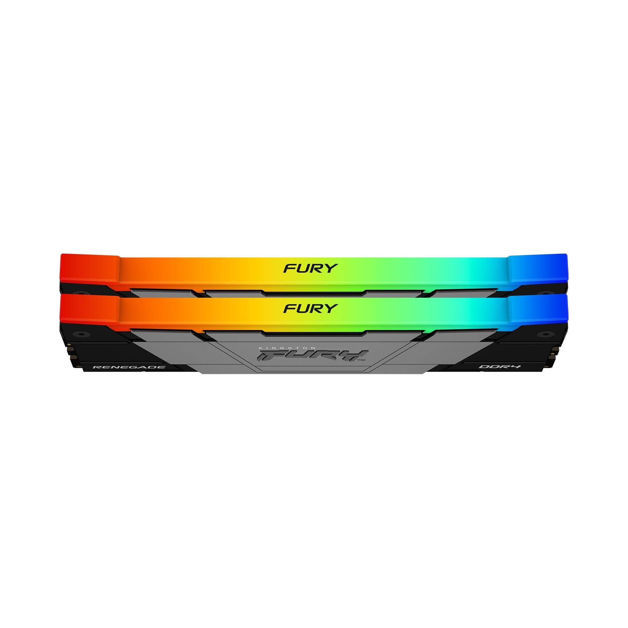 Памет Kingston FURY Renegade RGB 16GB(2x8GB) DDR4 3600MHz CL16 KF436C16RB2AK2/16-4