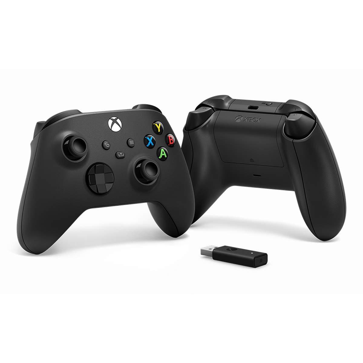 Геймърски безжичен контролер Microsoft Xbox V2 + Адаптер за PC -3