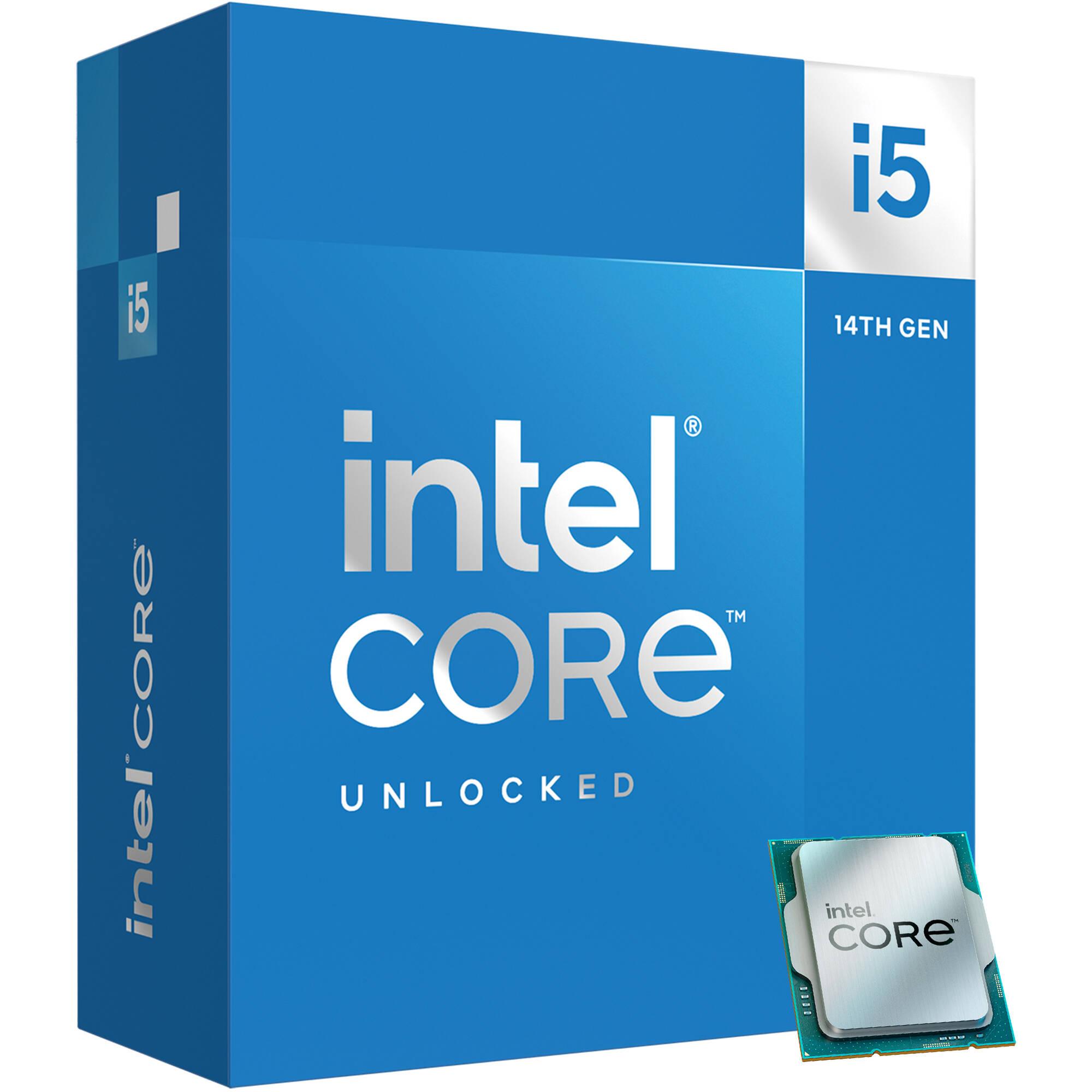 Процесор Intel Raptor Lake i5-14600KF 14 Cores 3.5 GHz (Up to 5.3GHz) 24MB, 125W, LGA1700, BOX, No Graphics